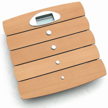 Newline Wooden Platform Electronic Bathroom Scale  SBB0806-WD